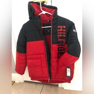 Tommy Hilfiger Boys Jacket M (10/12) Scarlet Red